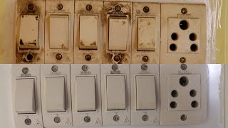 அழுக்கான சுவிட்ச் போர்டை சுத்தப்படுத்துவது எப்படி | How To Clean Switch Board 100 % Effective