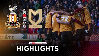 MATCH HIGHLIGHTS: Bradford City v MK Dons