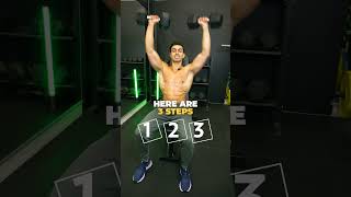 The BEST Way To Do A Shoulder Press (3 Steps)