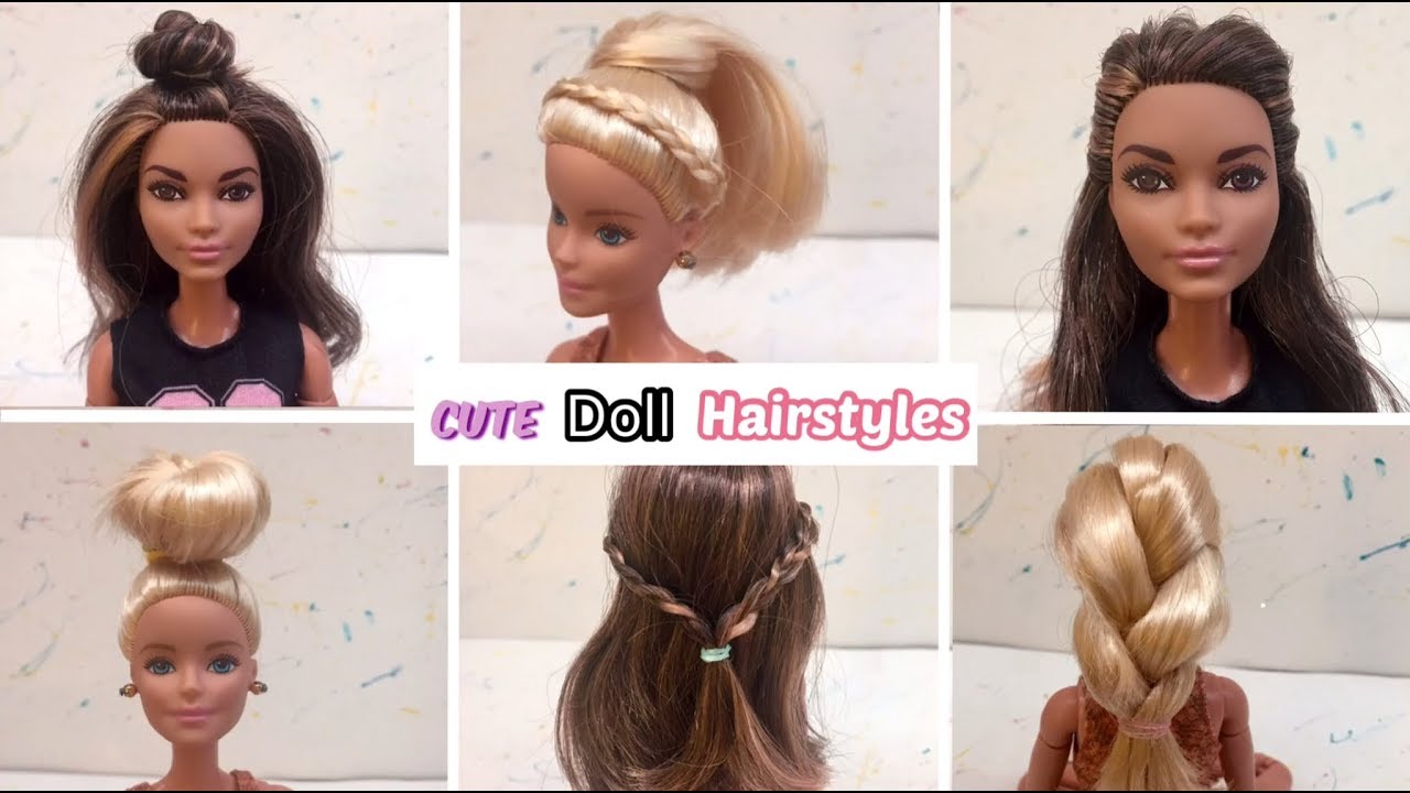 Diy Barbie Hair Transformations Barbie Doll Hairstyles 58 Off