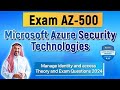 AZ-500 Microsoft Azure Security Technologies Practice Exam Questions 2024