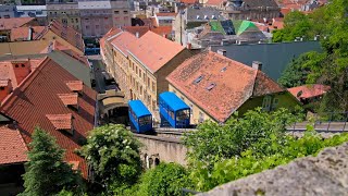 Zagreb - Full Walking Tour 4/4 - Funicular - Ban Jelačić Square - Ilica - Croatia