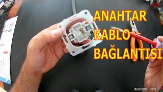 TEKLİ ANAHTAR NASIL BAĞLANIR