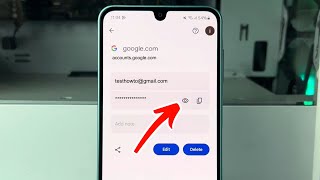 How to see gmail password samsung Galaxy A16