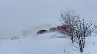 結果的に今季最後の撮影になったDE15単線型宗谷ラッセル雪351列車 Snowplow train,Sohya line,Hokkaido,Japan