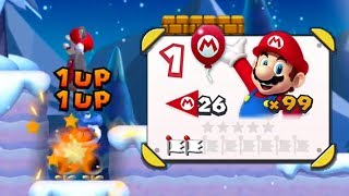 Get EASY Infinite Lives in New Super Mario Bros U Deluxe [99 Lives FAST]