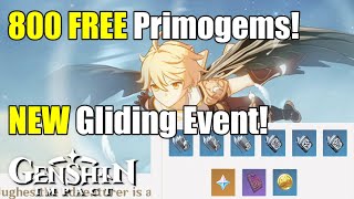 FREE 800 Primogems, New Flying Event! [Genshin Impact]
