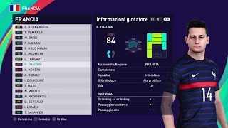 Equipe de France World Cup 2022 #efootball2023 PES 2021 SEASON UPDATE #ps4 #ps5 #pc