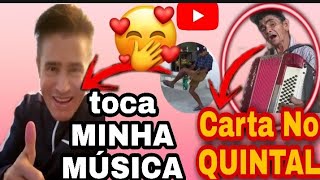 Valdecir toca MINHA MÚSICA carta no QUINTAL