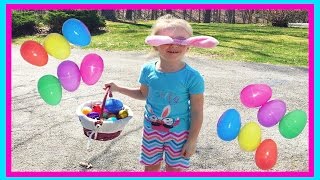 30 SURPRISE EGGS! Easter Egg Hunt in the Pirate Ship Playground Park for Kids W/ Fun Factory