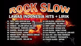 Kompilasi Lagu Terbaik Rock Slow Indonesia 90an  Lirik  Hengky Supit - Andy Liany - Voodoo