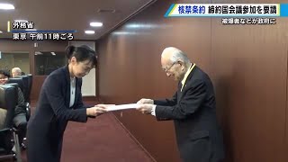 核禁条約・締約国会議を前に　被爆者団体などが日本政府にオブザーバー参加を要望