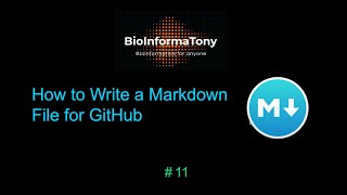 Create a Markdown file for GitHub