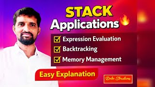 Stack Applications Explained | Data Structures Made Simple