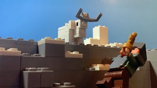 LEGO Minecraft totem fail (animation)