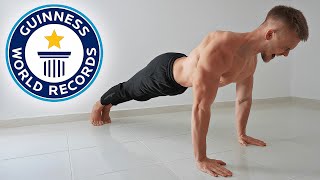 Most Push-Ups in 1 MINUTE ! ( WORLD RECORD )