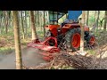 mulcher agriculture implement kubota l4508 4wd arecanut farm