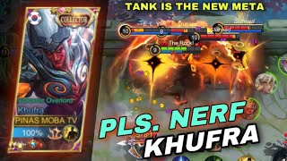 INSANE KHUFRA ULTI+FLICKER MONTAGE | TOP 1 GLOBAL KHUFRA | MLBB