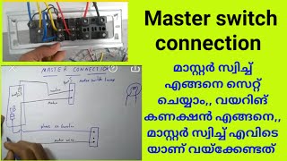 master switch  connection and wiring details#i love god