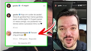 GAULES RESPONDE WHINDERSSON DEPOIS DE COMENTAR NA SUA FOTO