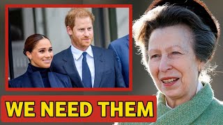 WATCH!🚨 Princess Anne finally allows the return of Harry & Meghan to the UK As Support Amid Crisis