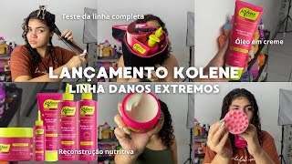 LANÇAMENTO da KOLENE *Danos extremos* teste + primeiras impressões - reconstrução nutritiva✨🎀