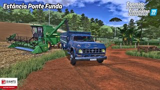 Dada a Largada na Mega Colheita do Feijão/Farming Simulator 22/Estância Ponte Funda/Ep 53