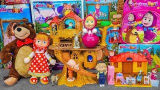 96 Minutes of Satisfying ASMR Unboxing | Adorable Masha and The Bear Adventure Tree House Playset 🌷