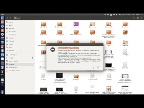 How To Mount Windows Drive In Ubuntu Linux How To Mount Windows Drive In Ubuntu Linux