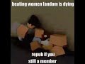 Beating Women Fandom Is Dying. Repub If You Still A Member