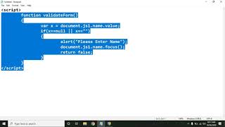 Chapter 2 :- Kompozer | JavaScript using kompozer|