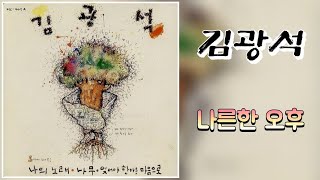 김광석 -  나른한 오후 ...