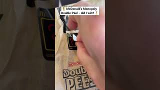 🏆 McDonald’s Monopoly Double Peel - did I win? 🏅