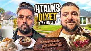 TÜM GÜN DİYET YEMEKLERİ YEDİK!@HTalksYoutube