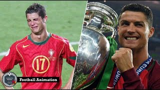 Cristiano Ronaldo's JOURNEY TO GLORY | From defeat to Victory | Euro Cup Campaigns from 2004 to 2016