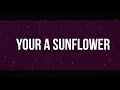 a fortnite song sunflower ft post malone lyrics