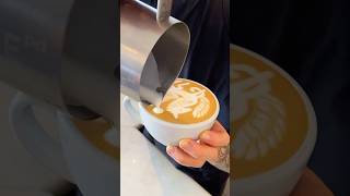 How to make unicorn 🦄 in latte art 🤑 #latteeart #coffeeart #coffee #unitedstates #latteartcity