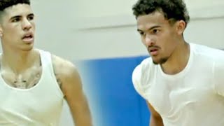 Lamelo Ball, Trae Young, & Cassius Stanley | Young Guns Private Run Rico Hines