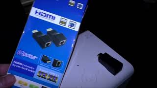 Удлинитель HDMI через LAN кабель