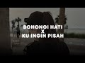 bohongi hati X ku ingin pisah - mahalini, nabilla taqiyyah (tiktok mashup)