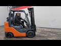 2013 toyota 8fgcu30 6000lb cushion lpg forklift stk 8701