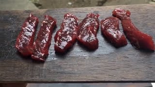 クジラの刺身炙り！クジラ焼肉【車中泊 アウトドア ソロキャンプ料理レシピ】