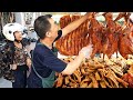 Best Phnom Penh Local Street Food! BBQ Pork, Braised Pork & Roast Duck