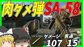 【EFT】#180 脅威のダメージ107肉ダメ弾をSA-58でフルオートブッパする！！【タルコフゆっくり実況】