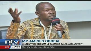 Irrate youth attack and beat up Saboti MP Caleb Amisi