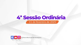 4ª Sessão Ordinária - 11/02/2025