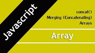 53. Javascript concat method on array in Hindi