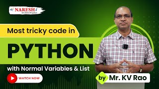 variable in python | Tricky Python Code Explained | Naresh IT #pythontricks #codingchallenges