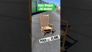 1969 Hans Wegner J16 Rocker. Paid $150 Sales 🎯 $1,495.  #furniture #furniturefinds #sidehustle