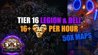 (PoE 3.24) MAKE 16+ DIV/HR AT LEAST T16 MAPS W/ LEGION \u0026 DELI - Legion \u0026 Deli Guide